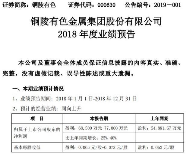 铜陵有色公司最新消息深度解读与分析